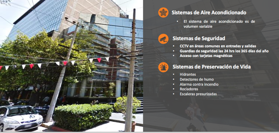 renta de oficinas comerciales  1,140.70m2 , $26,806.45