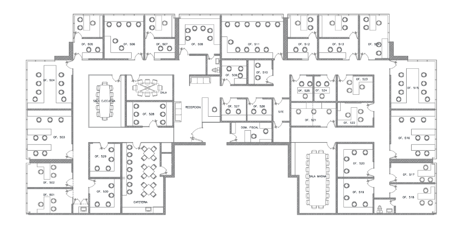 oficina en renta en centro de negocios , polanco ,22.96m2