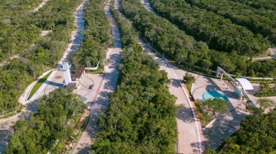 terreno residencial, senderos mayakoba, playa del carmen