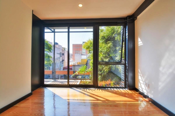 concepción béistegui, depto para estrenar. con balcón y patio interior