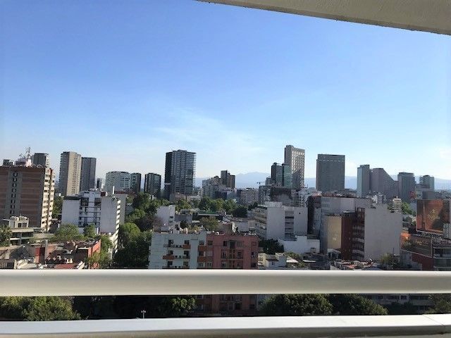 departamento  renta en polanco con balcón y terraza