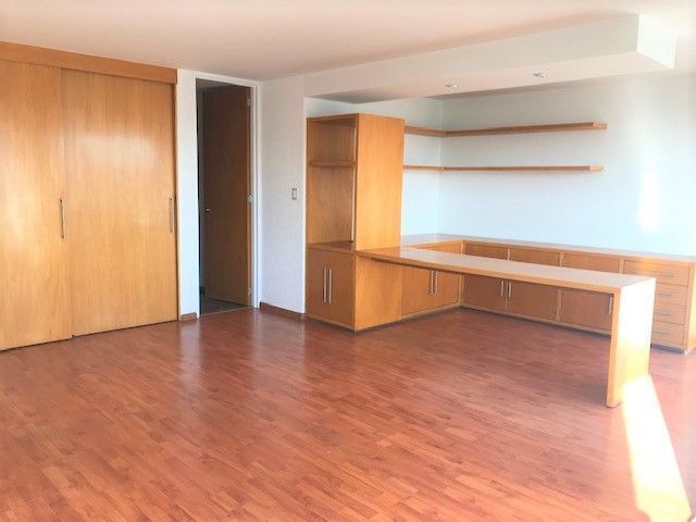 departamento  renta en polanco con balcón y terraza