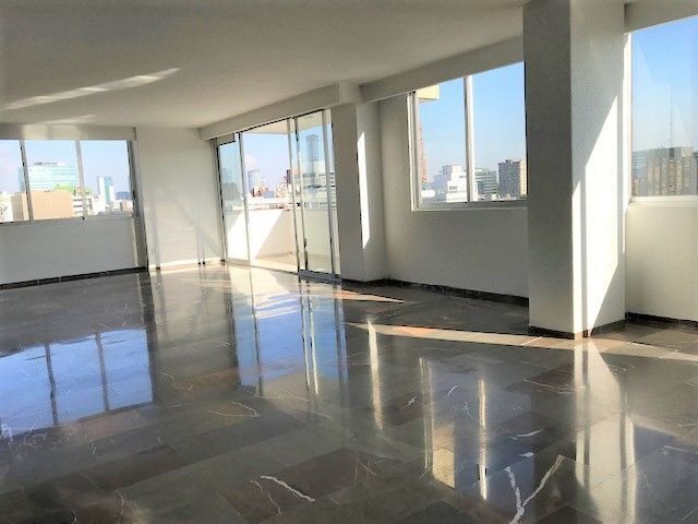 departamento  renta en polanco con balcón y terraza