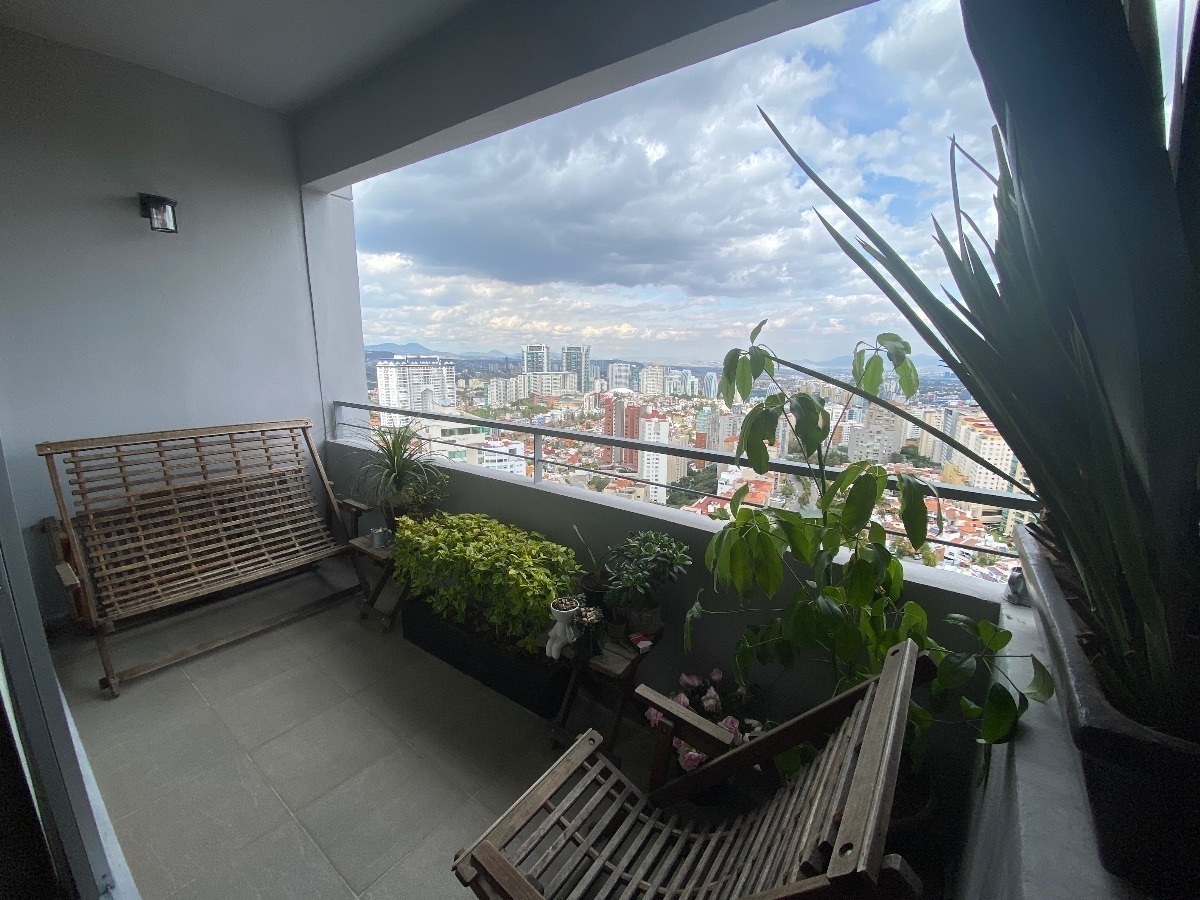 departamento en venta  con terraza,  interlomas. aquario