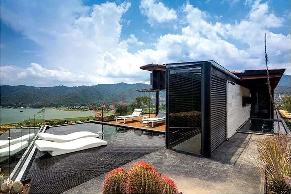 casa en renta en valle de bravo con vista al lago