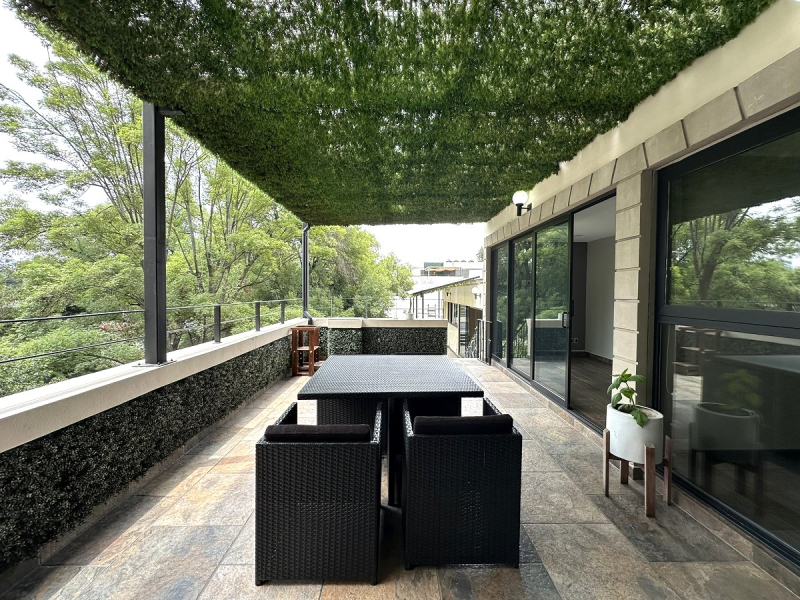 oficinas con terraza en renta en polanco a media cuadra del parque lincoln: